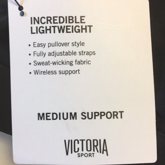 Victoria Sport bra 36B NWT MEDIUM SUPPORT NO WIRE - Picture 4 of 8
